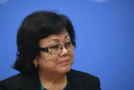 Justice of the Supreme Court of Kazakhstan Ulbosyn Suleimenova at a meeting of Supreme Court Chief Justices of the Shanghai Cooperation Organisation (SCO) member states in Sochi 