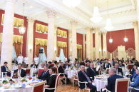 俄罗斯最高法院在索契举行的上合组织成员国最高法院院长会议期间举行欢迎宴会
