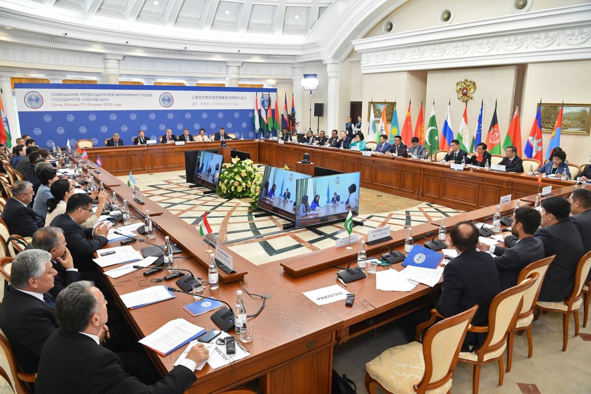 The 14th Meeting of Supreme Court Chief Justices of the Shanghai Cooperation Organisation (SCO) Member States.